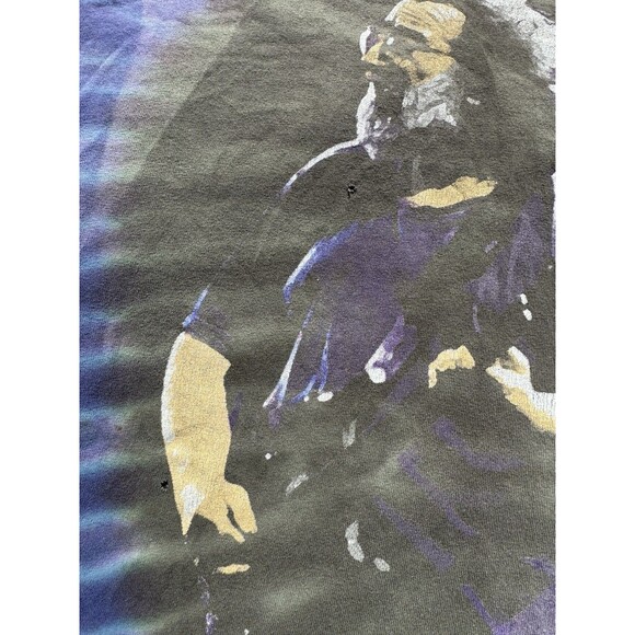Vintage 1995 Jerry Garcia Purple Tie Dye Size Large T-Shirt XL Grateful Dead - Picture 4 of 13